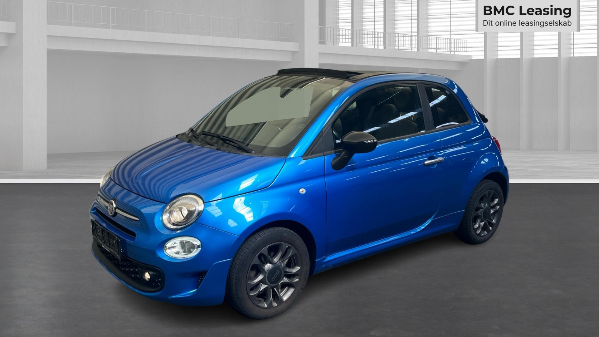 001 u26-07 908838 Fiat 500C Cabriolet Connect - Skråt forfra, venstre