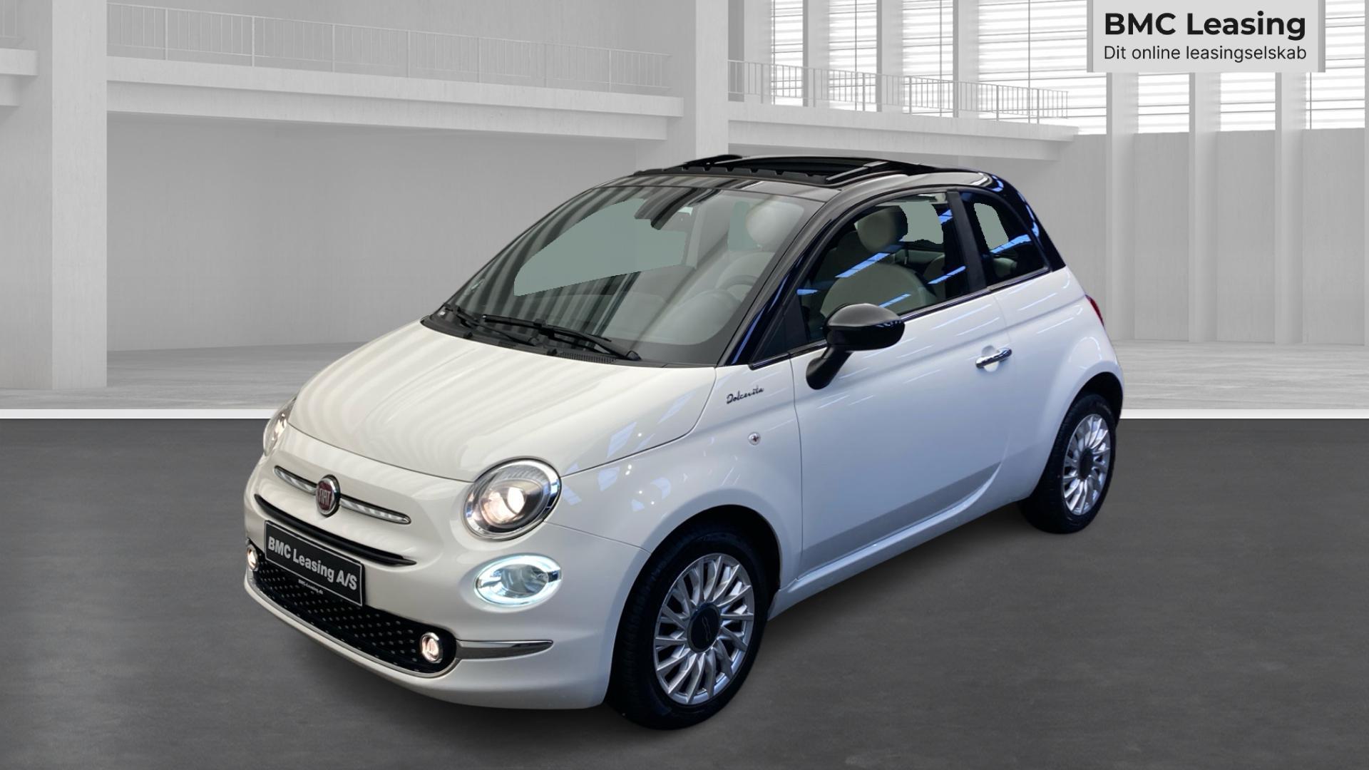 001 k26-10 912104 Fiat 500 Dolcevita Mild hybrid - Skråt forfra, venstre