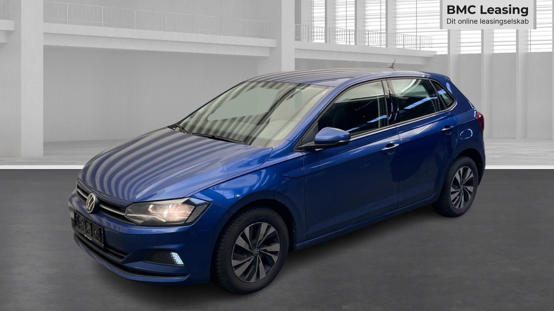 001 u26-10 908554 VW Polo Advance TSI DSG - Skråt forfra, venstre